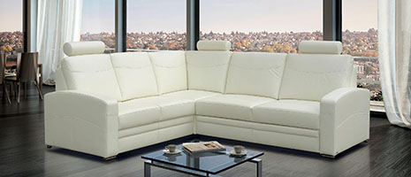 elegancka sofa ze skóry